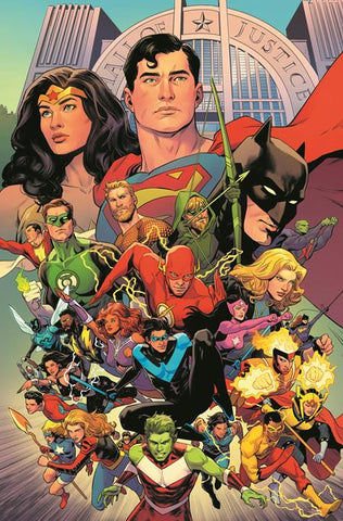 JUSTICE LEAGUE UNLIMITED #9 CVR D TRAVIS MOORE VARIANT (WE ARE YESTERDAY)