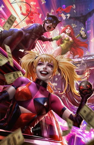 JUSTICE LEAGUE UNLIMITED #9 CVR E DERRICK CHEW GOTHAM CITY SIRENS VARIANT (WE ARE YESTERDAY)