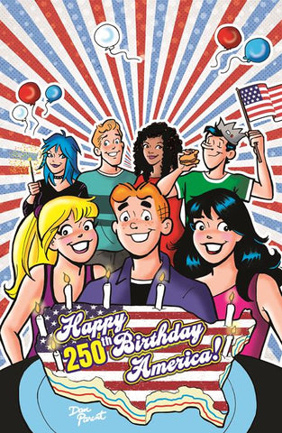 ARCHIE CELEBRATES AMERICAS 250TH CVR D DAN PARENT FOIL FULL ART VARIANT