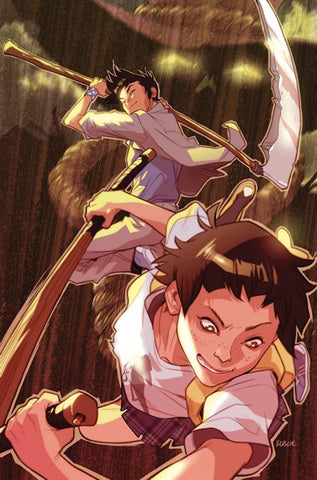 GOTHAM ACADEMY FIRST YEAR #6 (OF 6) CVR B KARL KERSCHL VARIANT