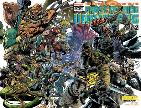 GHOST MACHINE THE OFFICIAL GUIDEBOOK #4 (OF 5) CVR B BRYAN HITCH & BRAD ANDERSON WRAPAROUND VARIANT
