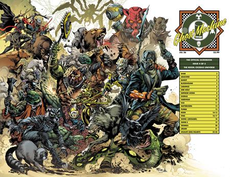 GHOST MACHINE THE OFFICIAL GUIDEBOOK #4 (OF 5) CVR C IVAN REIS & DANNY MIKI WRAPAROUND VARIANT