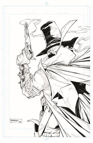 GUNSLINGER SPAWN #56 CVR B CARLO BARBERI RAW ART VARIANT