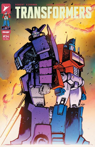 TRANSFORMERS #34 CVR B DANIEL WARREN JOHNSON & MIKE SPICER VARIANT