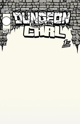 DUNGEON CRAWLER CARL SPECIAL EDITION #0 CVR E BLANK SKETCH VARIANT