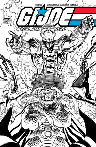 GI JOE A REAL AMERICAN HERO #319 CVR B ANDY KUBERT B&W VARIANT