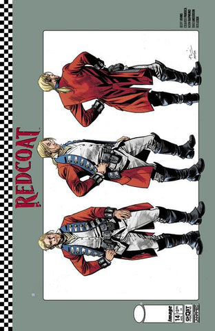 REDCOAT #14 CVR C BRYAN HITCH & BRAD ANDERSON DESIGN VARIANT