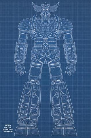 UFO ROBOT GRENDIZER #1 (OF 4) CVR E BLUEPRINT DENIS BAJRAM & BRICE COSSU VAR