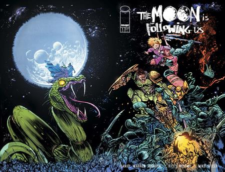 THE MOON IS FOLLOWING US #1 (OF 10) CVR B DANIEL WARREN JOHNSON & MIKE SPICER WRAPAROUND VARIANT