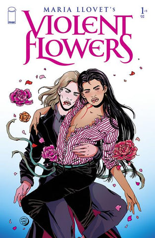 VIOLENT FLOWERS #1 (OF 4) CVR B MARIA LLOVET ROSES VARIANT