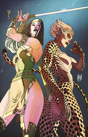 CHEETAH AND CHESHIRE ROB THE JUSTICE LEAGUE #2 (OF 6) CVR C GUILLEM MARCH VARIANT