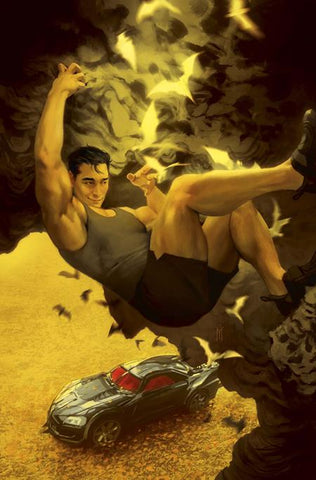 BATMAN AND ROBIN #25 CVR D MIGUEL MERCADO PUMPKIN SPICY VARIANT