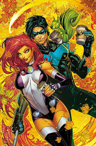 TITANS #27 CVR D JONBOY MEYERS PUMPKIN SPICY VARIANT