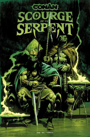 CONAN THE BARBARIAN SCOURGE OF THE SERPENT #1 (OF 4) CVR G ROBERTO DE LA TORRE GLOW IN THE DARK VARIANT