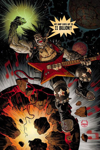 LOBO #7 CVR B DAVE JOHNSON CARD STOCK VAR