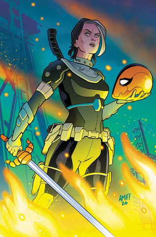 DEATHSTROKE THE TERMINATOR #7 CVR C TONY FLEECS CARD STOCK VAR