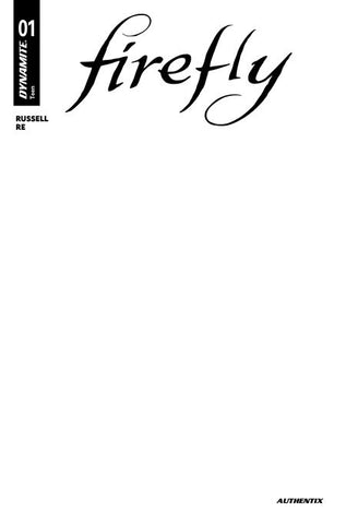 FIREFLY #1 CVR I BLANK AUTHENTIX VAR