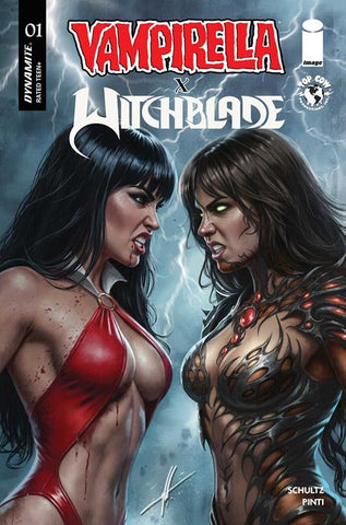 VAMPIRELLA X WITCHBLADE SPECIAL #1 (ONE SHOT) CVR E CARLA COHEN VAR