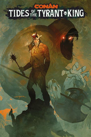 CONAN THE BARBARIAN TIDES OF THE TYRANT KING #1 (OF 4) CVR E STUART SAYGER VAR (MR)