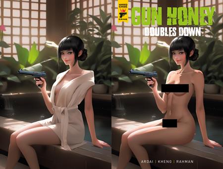 GUN HONEY DOUBLES DOWN #4 (OF 4) CVR E RARE TEMPTER WRAPAROUND NUDE CLOTHED BAGGED VAR (MR)