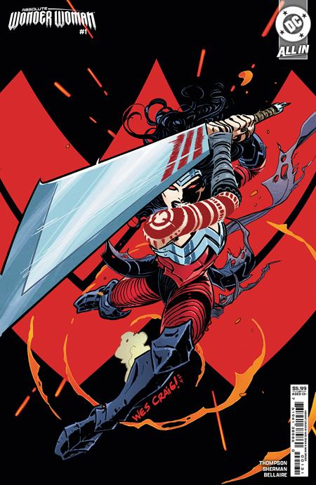 ABSOLUTE WONDER WOMAN #1 CVR B WES CRAIG VARIANT