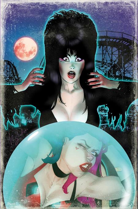 HARLEY QUINN X ELVIRA #1 - 1:10 BEN CALDWELL VIRGIN VARIANT