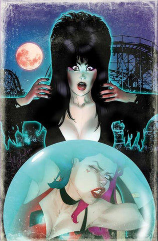 HARLEY QUINN X ELVIRA #1 - 1:10 BEN CALDWELL VIRGIN VARIANT