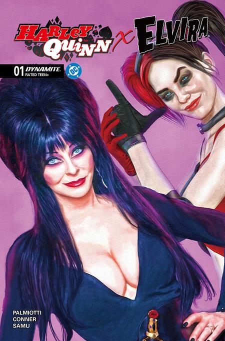 HARLEY QUINN X ELVIRA #1 - 1:10 MARK SPEARS PINK FOC BONUS VARIANT