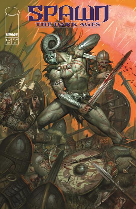 SPAWN THE DARK AGES #1 - 1:50 RYAN BROWN VARIANT