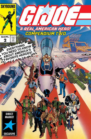 GI JOE A REAL AMERICAN HERO COMPENDIUM TP BOOK 02 DIRECT MARKET EXCLUSIVE MICHAEL GOLDEN COVER