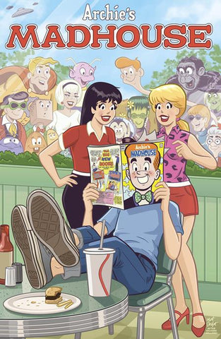 ARCHIES MADHOUSE #1 FACSIMILE EDITION CVR B MATT TALBOT MAD MAGAZINE VAR