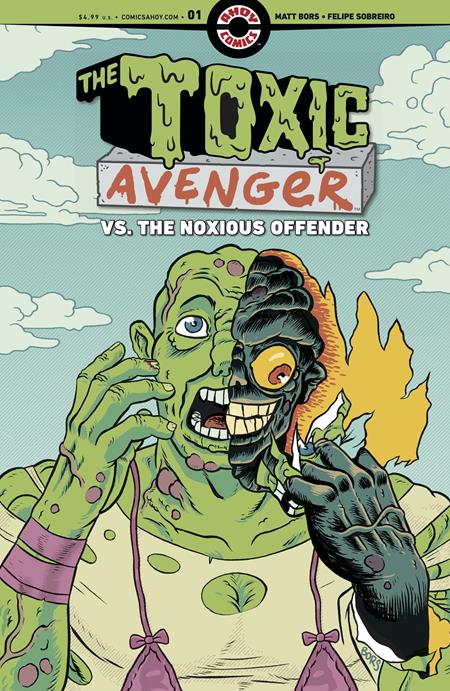 TOXIC AVENGER VS THE NOXIOUS OFFENDER #1 (OF 5) CVR A MATT BORS (MR)