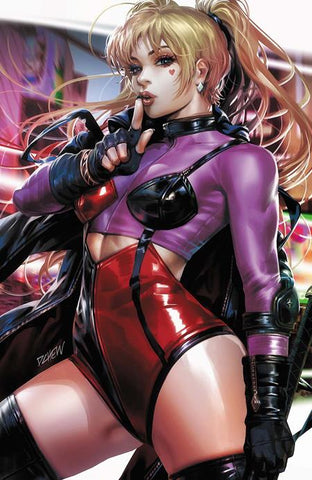 HARLEY QUINN #67 CVR D DERRICK CHEW CARD STOCK VAR (BATMAN BAD SEEDS)