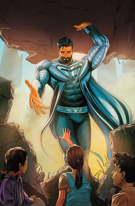 SUPERMAN FATHER OF TOMORROW #6 (OF 6) CVR C NIMIT MALAVIA CARD STOCK VAR