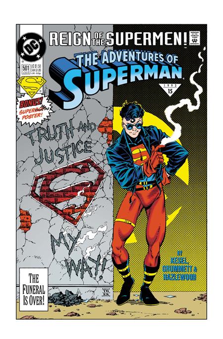 ADVENTURES OF SUPERMAN #501 FACSIMILE EDITION CVR A TOM GRUMMETT