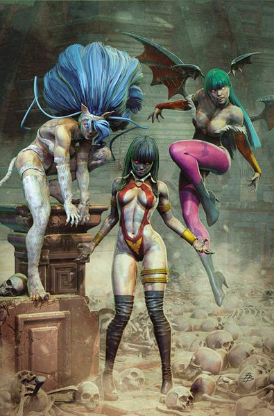 VAMPIRELLA VS DARKSTALKERS SPECIAL #1 COVER PACK PRE-ORDER