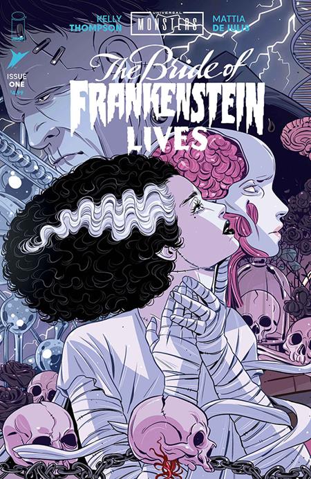 UNIVERSAL MONSTERS BRIDE OF FRANKENSTEIN LIVES #1 (OF 4) CVR D LUANA VECCHIO CONNECTING VAR