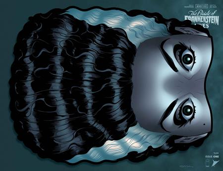 UNIVERSAL MONSTERS BRIDE OF FRANKENSTEIN LIVES #1 (OF 4) CVR K RYAN SOOK DIE CUT FOIL HAIRIANT VAR