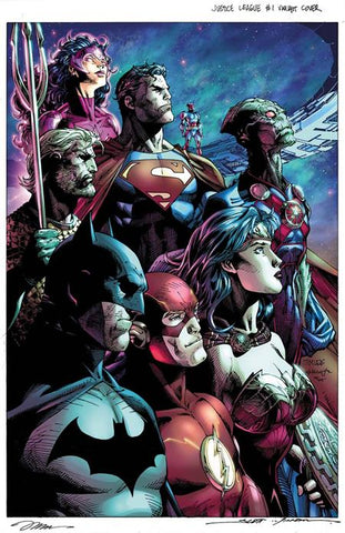 JUSTICE LEAGUE UNLIMITED #1 CVR B JIM LEE VARIANT