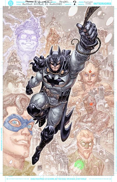 BATMAN GOTHAM BY GASLIGHT A LEAGUE FOR JUSTICE #5 (OF 6) CVR C FREDDIE E WILLIAMS II CARD STOCK VAR