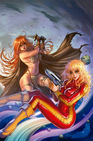 RED SONJA BARBARELLA #1 COVER PACK PRE-ORDER