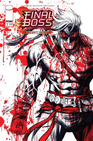 FINAL BOSS #1 BLACK WHITE AND BLOOD REPRINT CVR A TYLER KIRKHAM (MR)