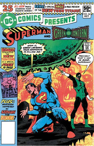 DC COMICS PRESENTS #26 FACSIMILE EDITION CVR B JIM STARLIN FOIL VARIANT