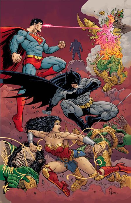 JUSTICE LEAGUE UNLIMITED #15 CVR B STEVE SKROCE VARIANT (DC K.O.)
