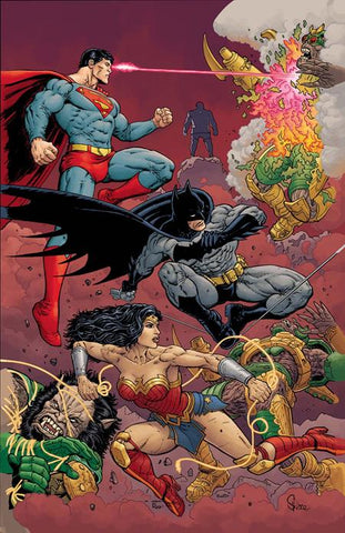 JUSTICE LEAGUE UNLIMITED #15 CVR B STEVE SKROCE VARIANT (DC K.O.)