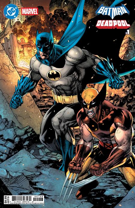 DC MARVEL BATMAN DEADPOOL #1 - 2ND PRINT - CVR B Jim Lee VARIANT
