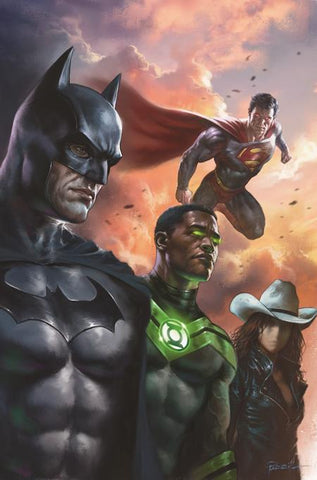JUSTICE LEAGUE UNLIMITED #4 CVR C LUCIO PARRILLO CARD STOCK VARIANT