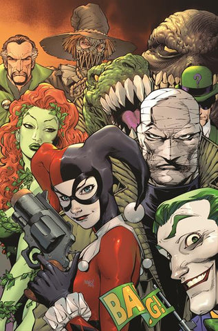 HARLEY QUINN #48 CVR D GLEB MELNIKOV HUSH CARD STOCK VARIANT