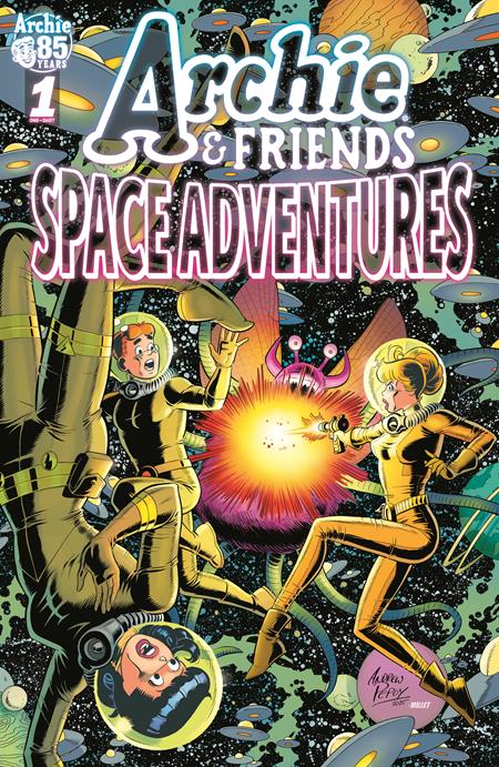 ARCHIE & FRIENDS #20 SPACE ADVENTURES CVR B ANDREW PEPOY JASON MILLET VARIANT
