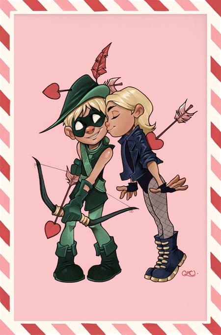 JUSTICE LEAGUE UNLIMITED #16 CVR F CHRISSIE ZULLO VALENTINES DAY VARIANT (DC K.O.)